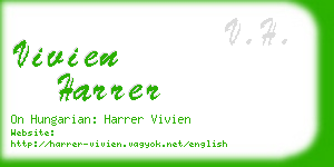 vivien harrer business card